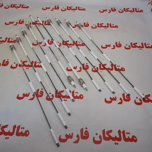متالیکان فارس-الکترود جرقه ‎زن سرامیکی سفارشی به همراه کابل مخصوص مشعل‌های گازی